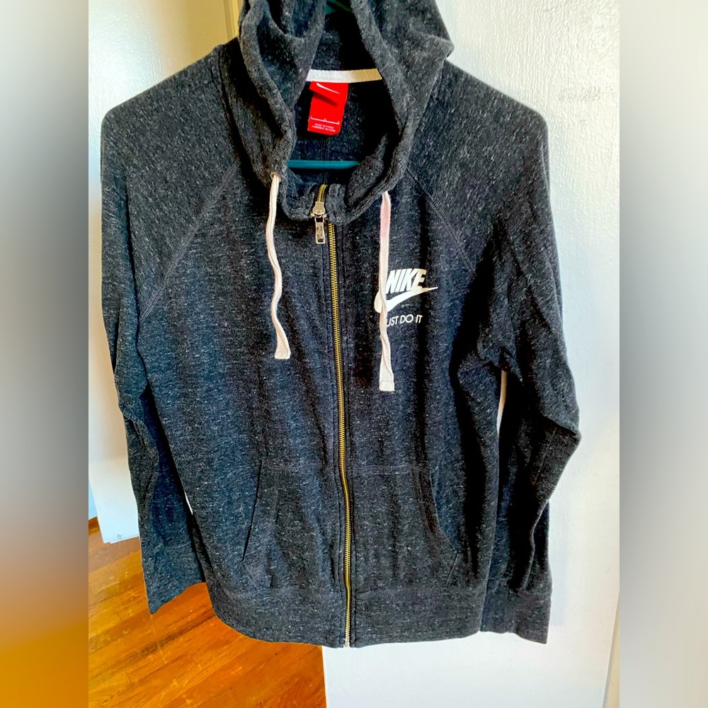 Nike Zip Up Hoodie Navy